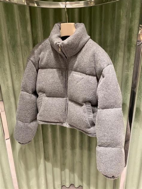 fake prada puffer jacket|prada cashmere puffer jacket.